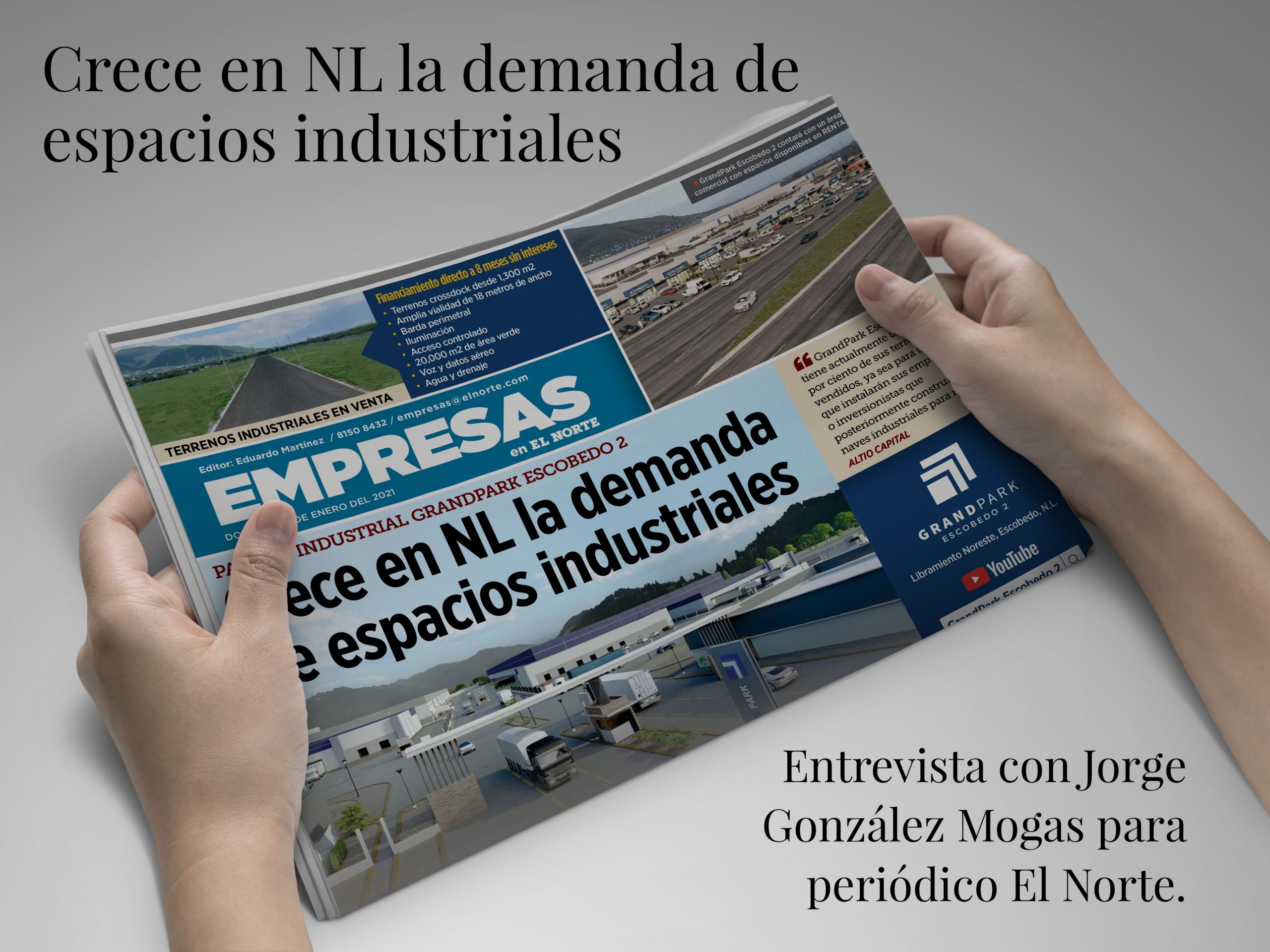 Crece en Nuevo León la demanda de espacios industriales